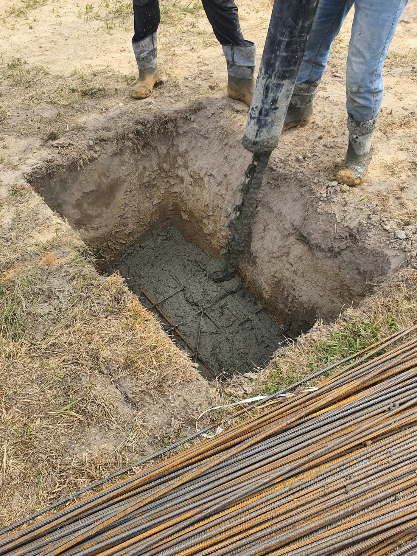 Worksop new build plot foundations